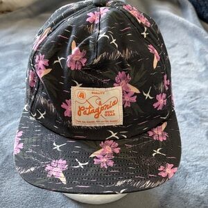 Patagonia Funfarer quality surf label flat I’ll tropical flower hat SnapBack cap